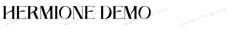 HERMIONE DEMO字体转换